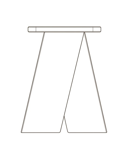 Side concept illustration of PW-21 Perch Stool